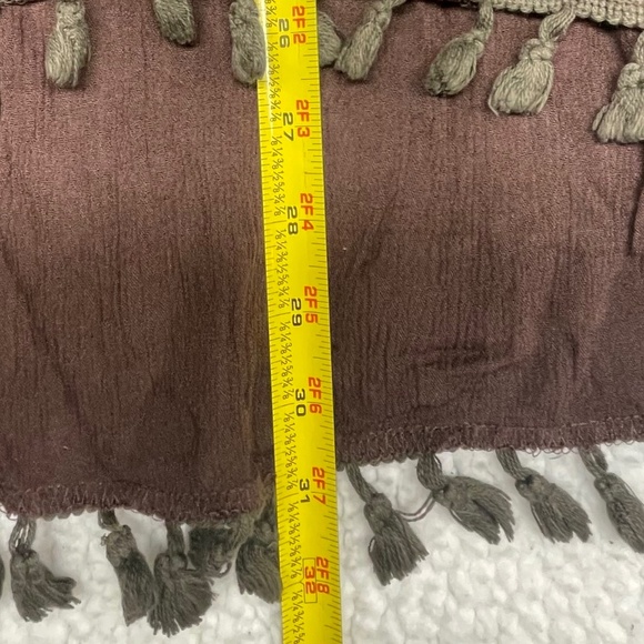 Women’s XL Brown “Paisley Vine Tunic Top - Picture 14 of 15